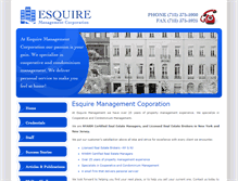 Tablet Screenshot of esquiremanagement.com